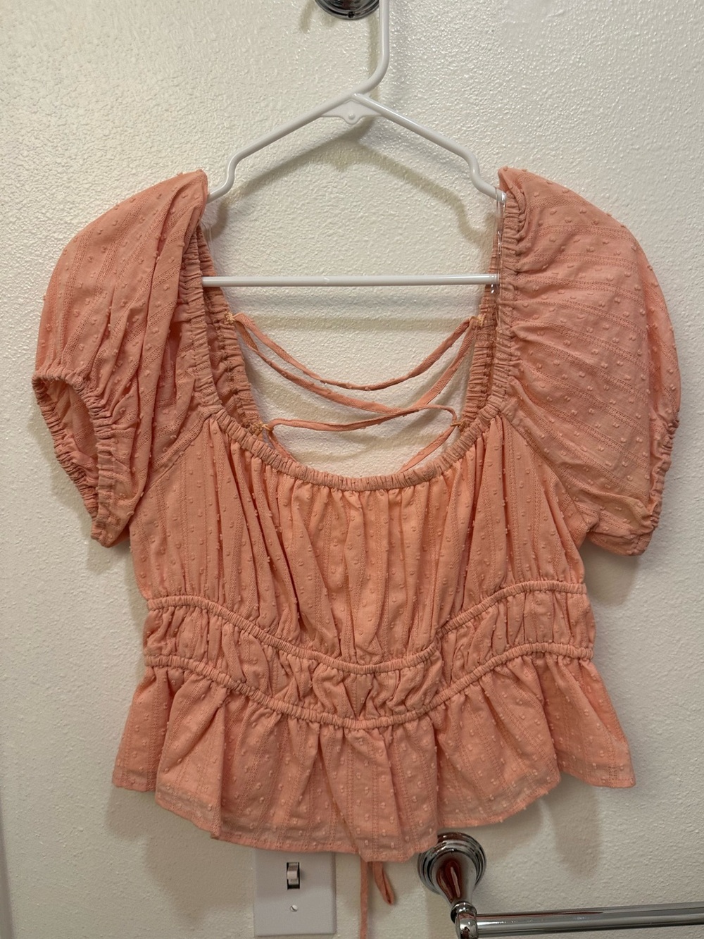 Pink crop top
